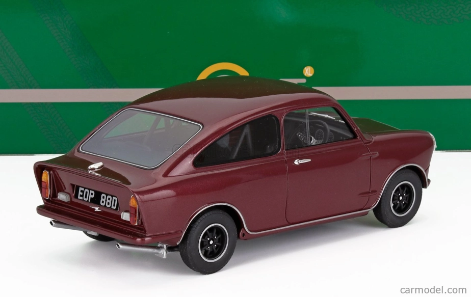 Kultové modely Mini Broadspeed 1966 1:18 Červená