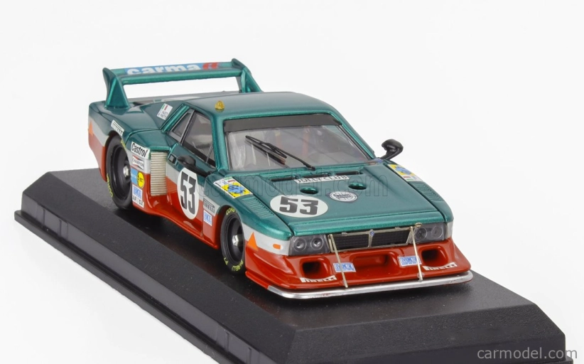 Best-model Lancia Beta Montecarlo Turbo Team Lancia Corse N 53 24h Le Mans 1980 Carlo Facetti - Martino Finotto 1:43 Zelená Červená