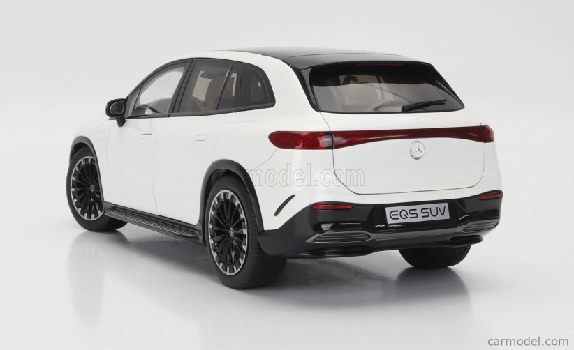 Nzg Mercedes benz Eqs Suv (x296) Von Mercedes-eq 2022 1:18 Diamantově Bílá