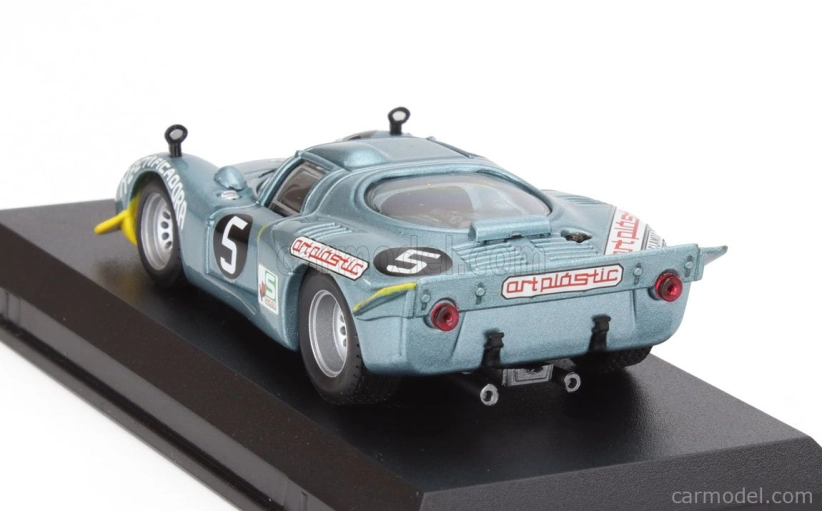 Best-model Alfa romeo 33.2 N 5 Circuito De Restinga 1974 Santos Peras 1:43 Světle Modrá Žlutá