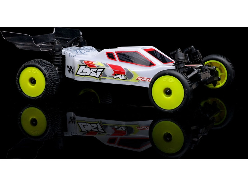RC auto Losi Micro-B 1:24 RTR, strieborné