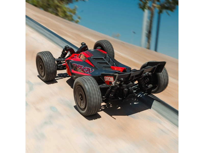 RC auto Arrma Typhon Grom 223S BLX 1:14 4WD RTR, červené