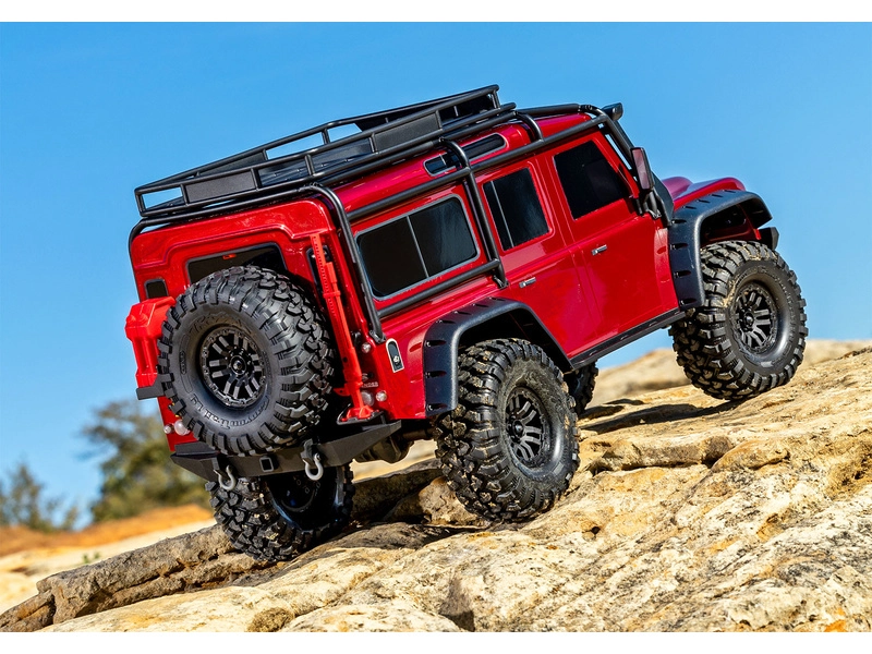 RC auto Traxxas TRX-4 Land Rover Defender 1:10 RTR, stříbrná