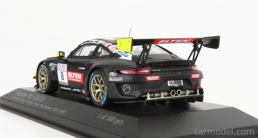 Minichamps Porsche 911 991-2 Gt3-r Team Iron Force N 8 1:43, černá
