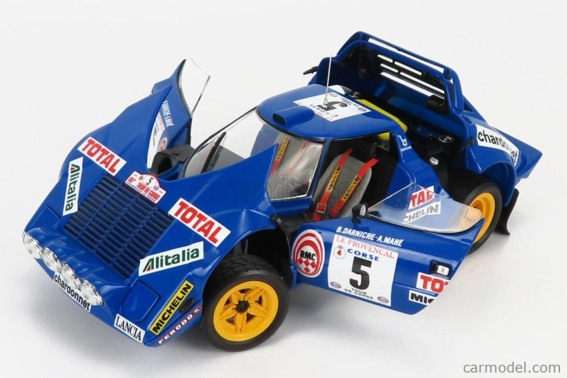 Kyosho Lancia Stratos Hf (night Version) N 5 1:18, modrá