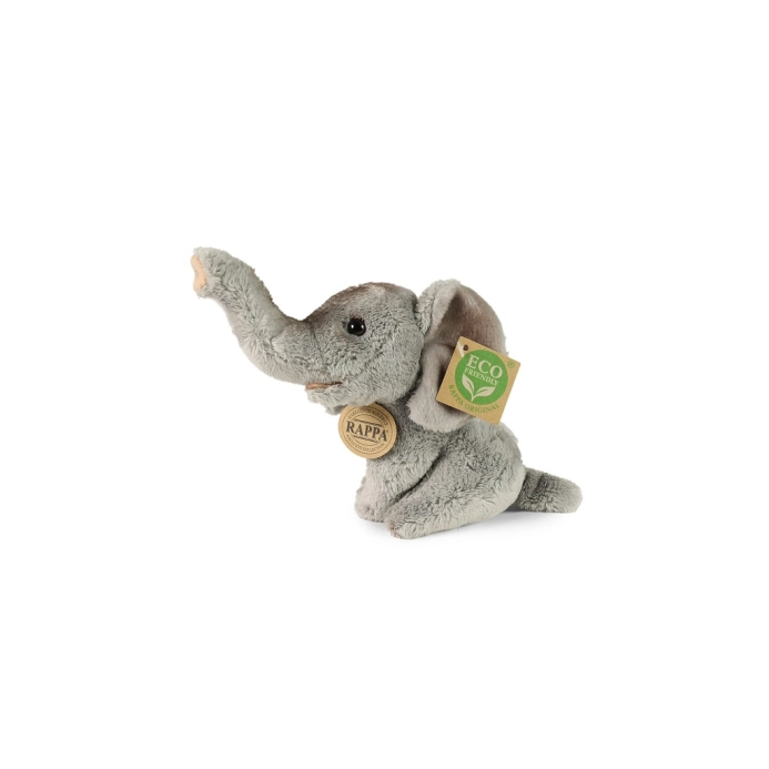 Rappa Plyšový slon sediaci 15 cm ECO-FRIENDLY