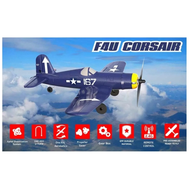 RC lietadlo S-idee Volantex Corsair RC Gilder