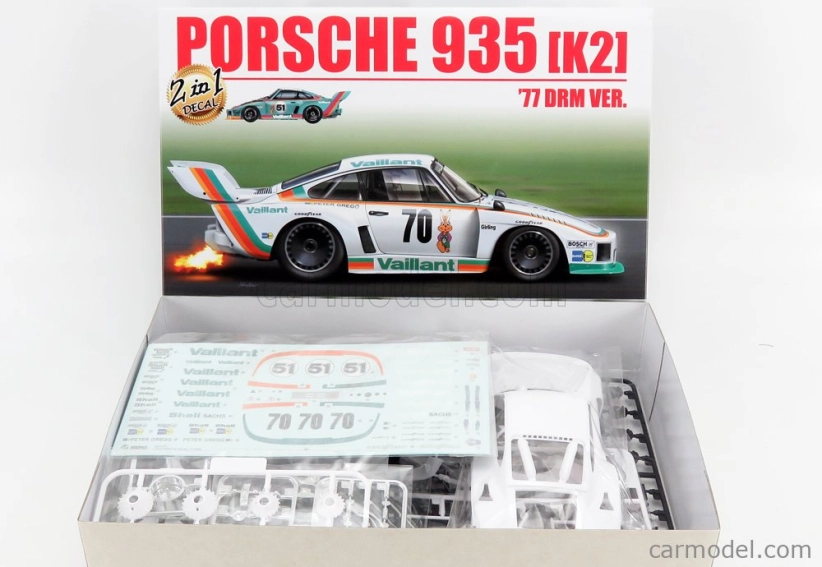 Beemax Porsche 935/77a Turbo Vaillant N 70 Drm Sezóna 1977 P.gregg - N 51 Drm Sezóna 1977 B.wollek 1:24 /