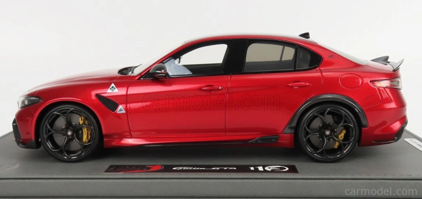 Bbr-models Alfa romeo Giulia Gta 2020 - Con Vetrina - S vitrínou 1:18 Rosso Gta - Red Met