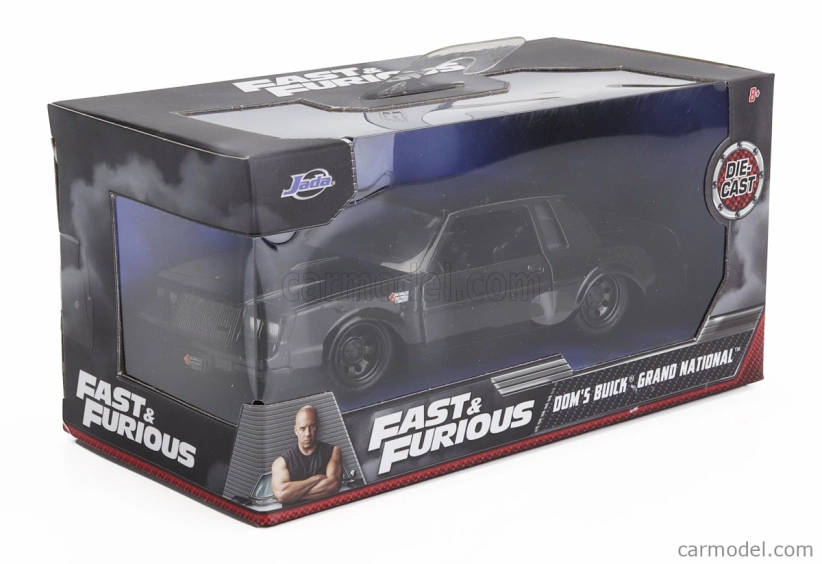 Jada Buick Dom's Grand National 1987 - Fast & Furious Ii (2003) 1:32 čierna
