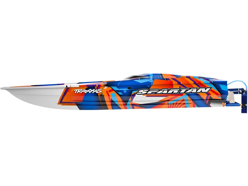 RC loď Traxxas Spartan TQi RTR, červená