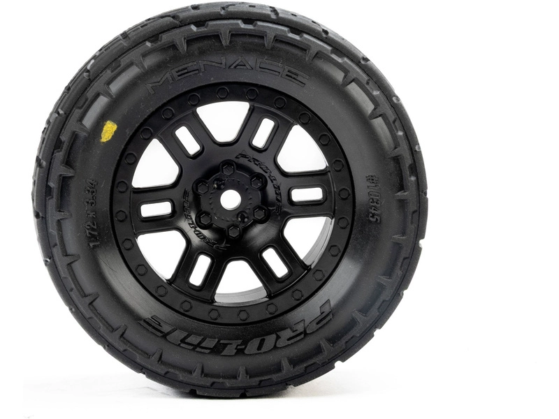 Pro-Line koleso 1:16 s pneumatikou Menace, disk Split Six čierny 12 mm (2): Arrma Mini Kraton