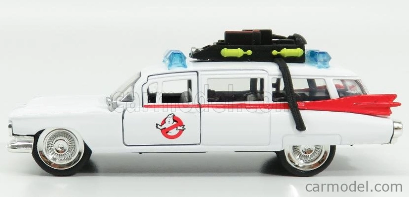 Jada Cadillac Series-62 Ecto-1 Ghostbusters 1 1984 1:32 Biela červená