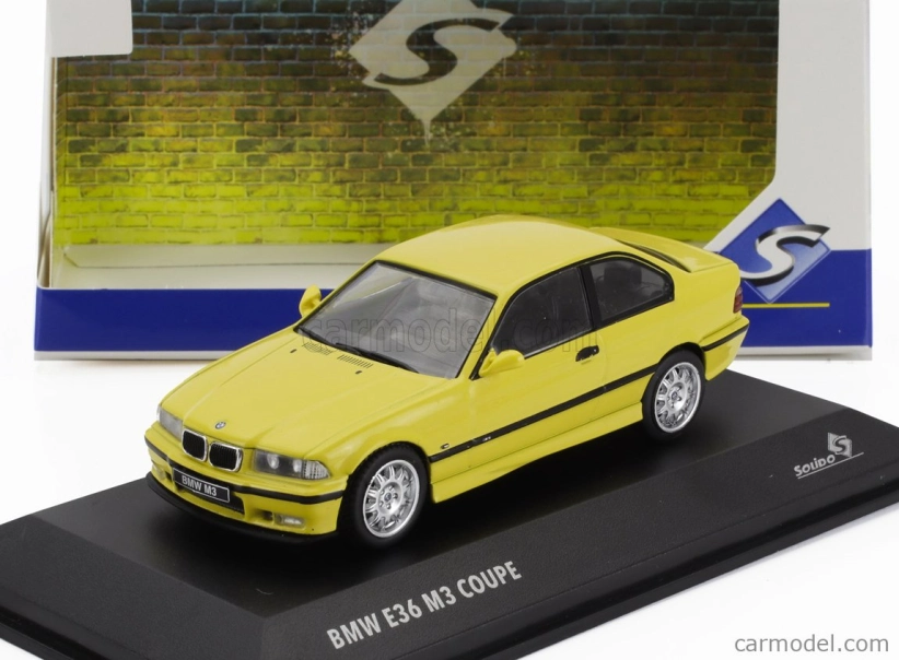 Solido BMW 3-series M3 (e36) Coupe 1999 1:43 Žlutá