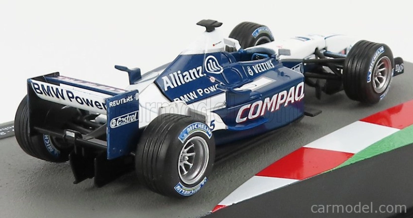 Edicola Williams F1  Bmw Fw23 N 5 Season 2001 Ralf Schumacher 1:43 Bílá Modrá