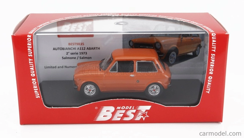 Best-model Autobianchi A112 Abarth Ii Serie 1973 1:43 Salmon