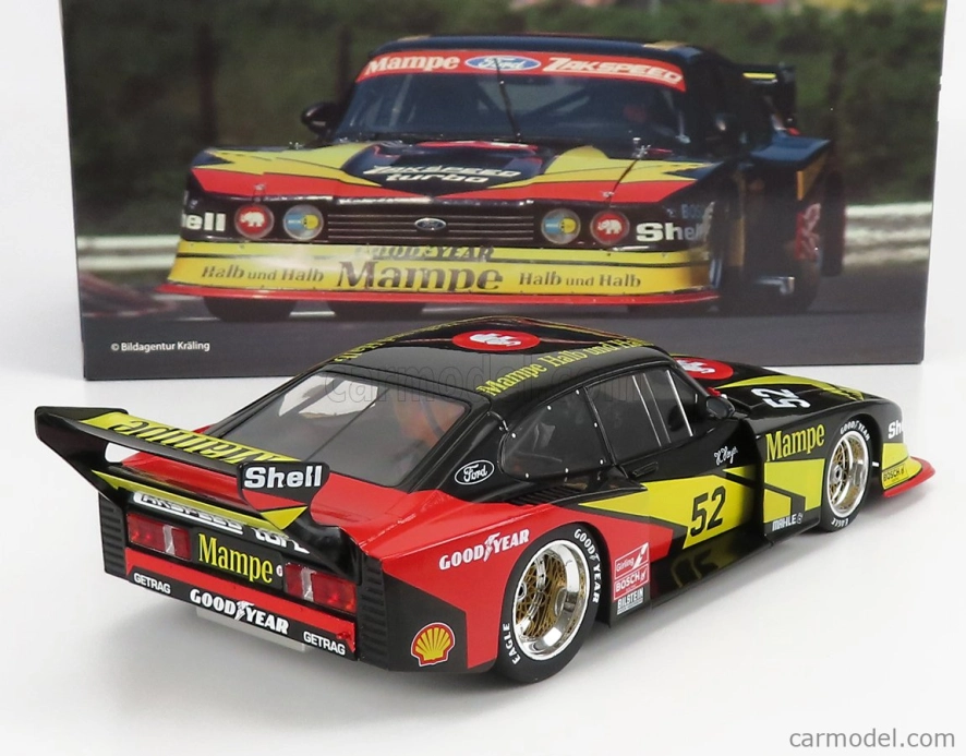 Werk83 Ford england Capri Turbo Zakspeed Gr.5 Mampe N 52 Drm 1978 Hans Heyer 1:18 Čierna žltá červená