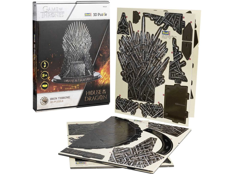 Revell 3D puzzle – House of the Dragon Iron Throne