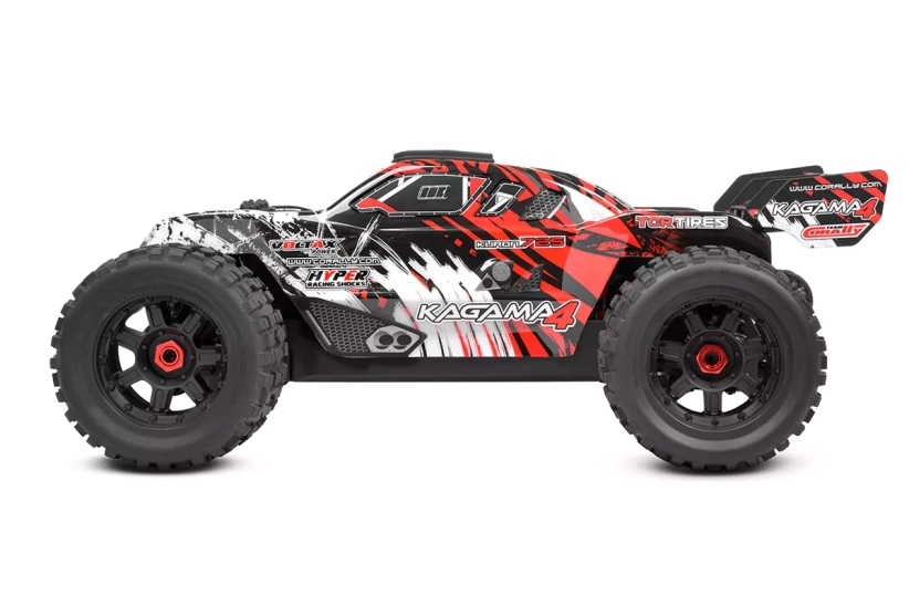 RC auto KAGAMA-4 Monster Truck 4WD 3-4S RTR, červená