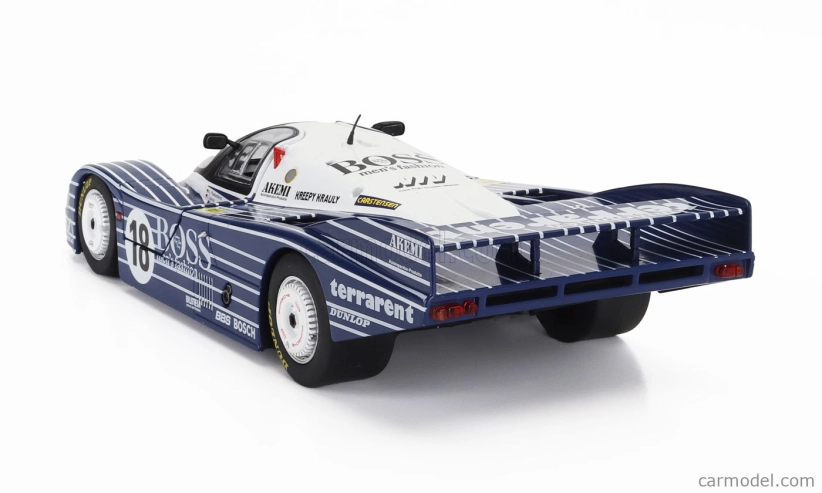 Solido Porsche 956l 2.6l Twin Turbo Team Obermaier Racing Boss N 18 24h Le Mans 1983 Jurgen Laessig - Alex Plankenhorn - Desire Wilson 1:18 čierna biela