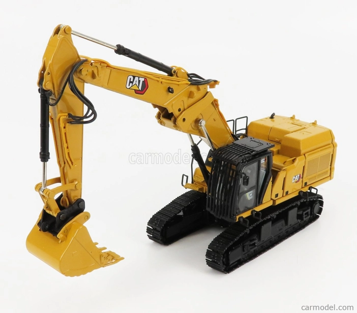 Dm-models Caterpillar Cat352 Escavatore Cingolato - Ultra High Demolition Hydraulic Excavator 1:50 Yellow Black