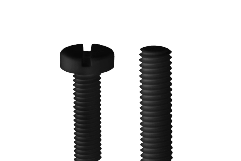 1321 Polyamidová skrutka M5x30 čierna 10 ks