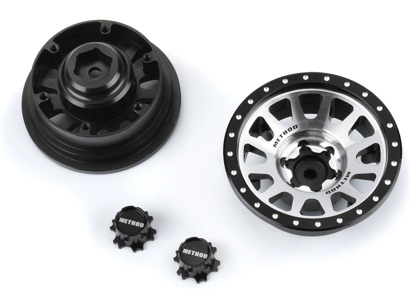 Kotúč Pro-Line 2,9" 1:6 Metóda 305 +2 Offset silver (2): SCX6