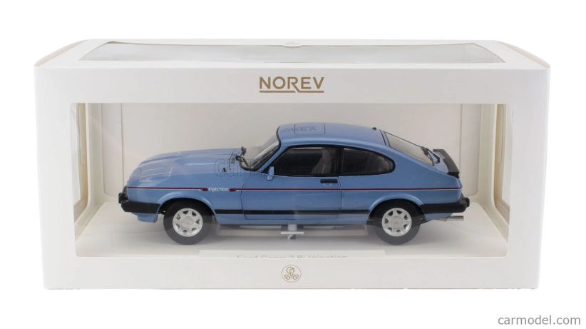 Norev Ford england Capri Mkiii 2.8 Injection Rhd 1984 1:18 Light Blue Met