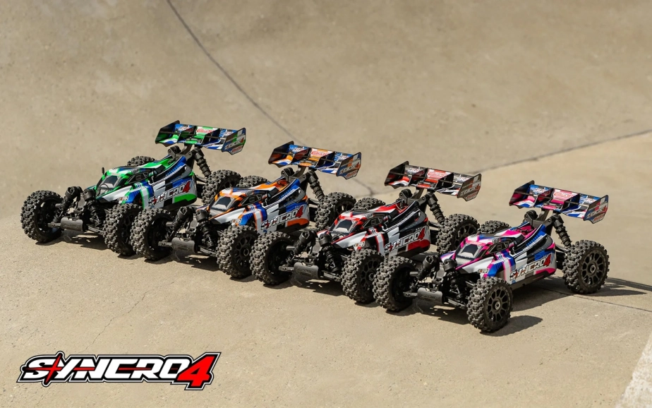 SYNCRO-4 - BUGGY 4WD 3-4S Brushless - RTR - 2026 růžová