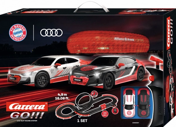 Autodráha Carrera GO 62627 FC Bayern Racing