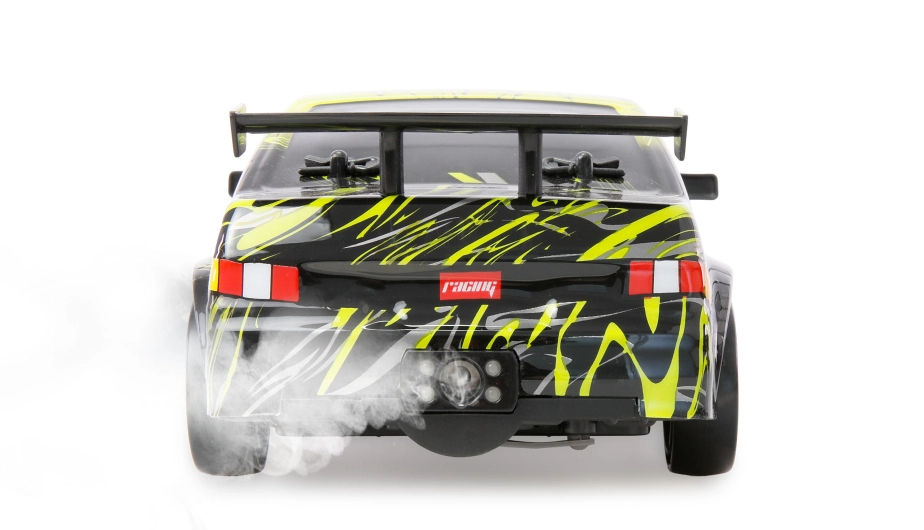 Drift Sport RC Car GTR 4WD 1:16 RTR s dymom a LED osvetlením žlté
