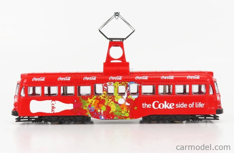Corgi Blackpool Decker Single Tram Bus Coca-cola Coke Side Of The Life 1937 1:76 červená biela