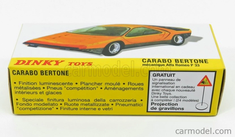 Edicola Alfa romeo Set 2x 33 Carabo Bertone 1968 - Coffret Box 1:43 Zelená červená