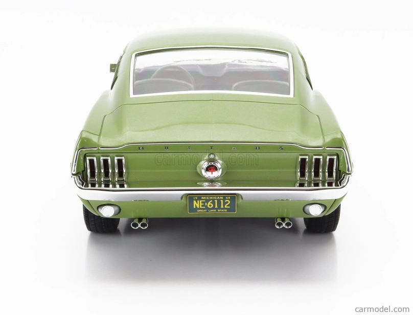 Norev Ford usa Mustang Fastback Gt Coupe 1968 1:12 Zelená