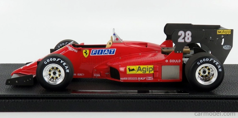 Gp-replicas Ferrari F1 126c4 N 28 Season 1984 R.arnoux 1:18 Red