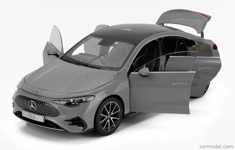 Nzg Mercedes benz Cla-class (c174) Bev 2025 1:18 Alpin Grey