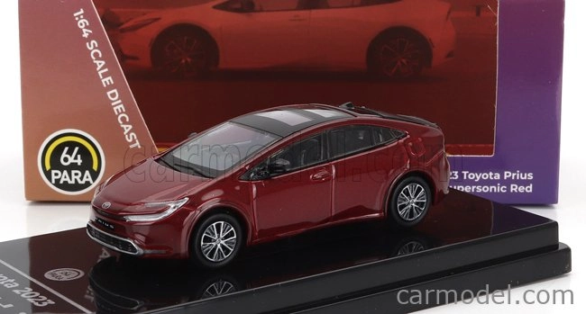 Paragon-models Toyota Prius Lhd 2023 1:64 Red Met