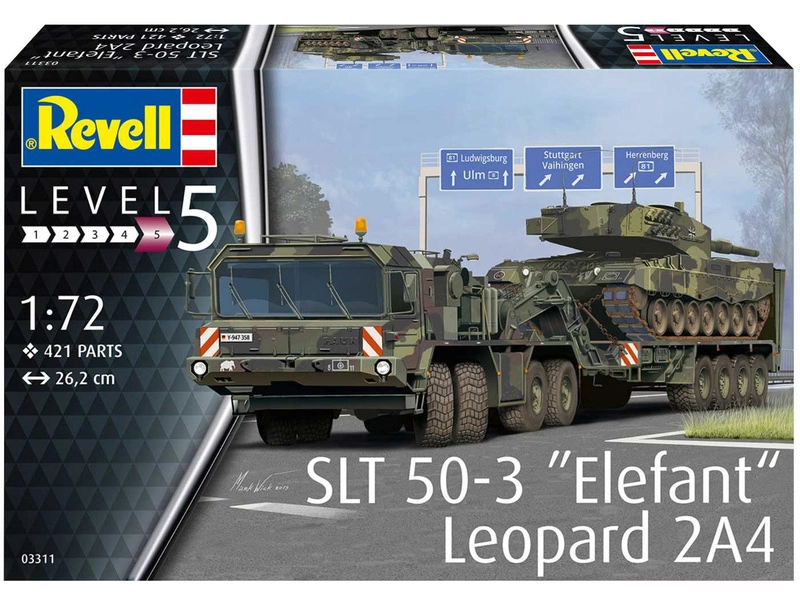 Revell SLT 50-3 Elefant a Leopard 2A4 (1:72)