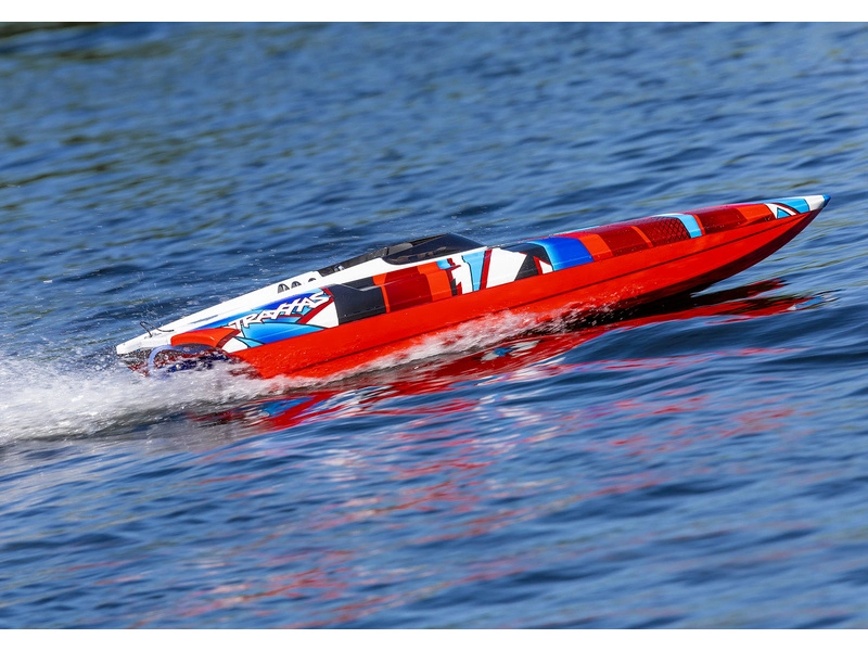 RC loď Traxxas DCB M41 RTR, červená