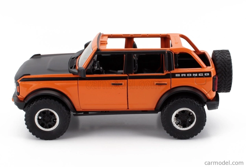 Jada Ford usa Bronco Open 2021 so sadou 4x pneumatiky 1:24 oranžová čierna