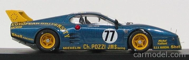 Najlepší model Ferrari 512bb Lm Team Charles Pozzi Jms Racing N 77 24h Le Mans 1980 J.c.andruet - C.ballot Lena 1:43 Blue met Yellow
