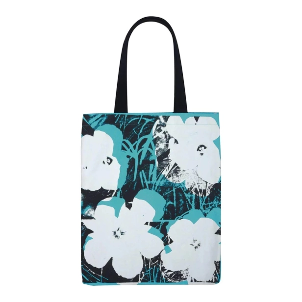 Galison Plátenná taška Flowers Andy Warhol