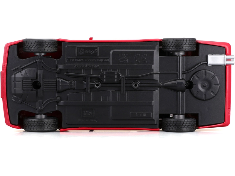 Bburago BMW radu 3 M3 1988 1:24 červená