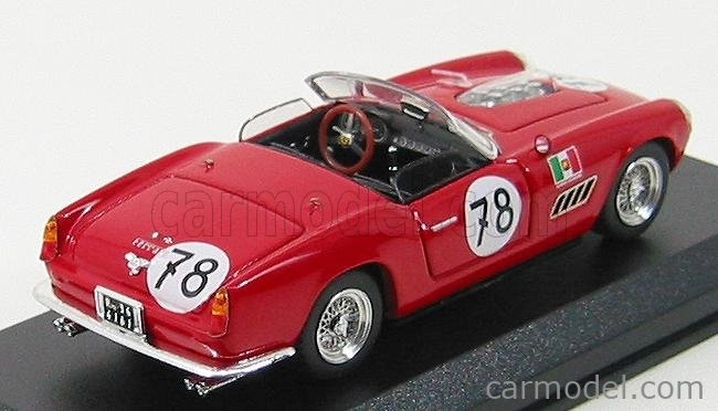 Art-model Ferrari 250 California N 78 Nurburgring 1960 P.gerini 1:43 Červená