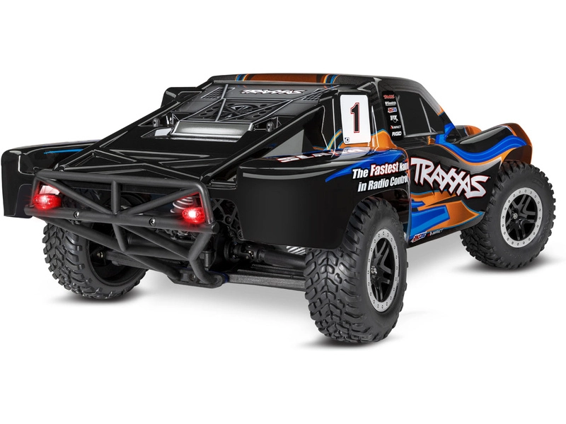 RC auto Traxxas Slash 4WD 1:10 RTR s LED osvětlením, oranžová