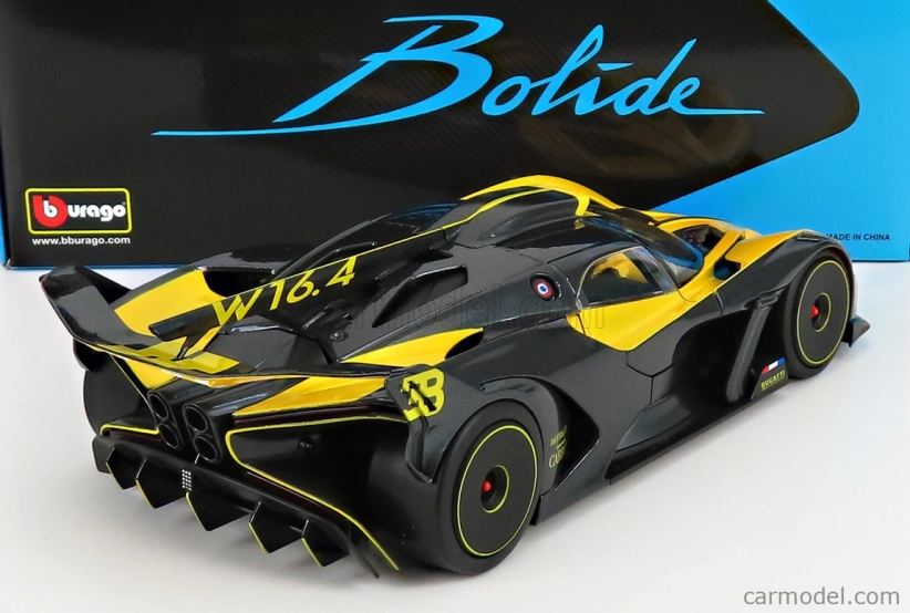 Bburago Bugatti Bolide 1:18 žlutá