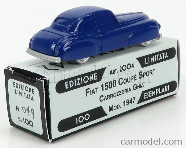 Officina-942 Fiat 1500 Ghia Coupe Gran Sport 1947 1:76 Modrá