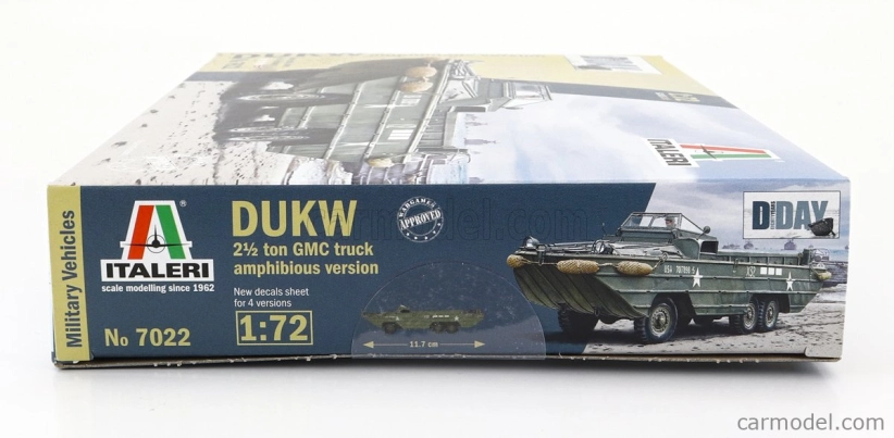 Italeri GMC Dukw Truck Boat Anfibio Military 1944 1:72 /