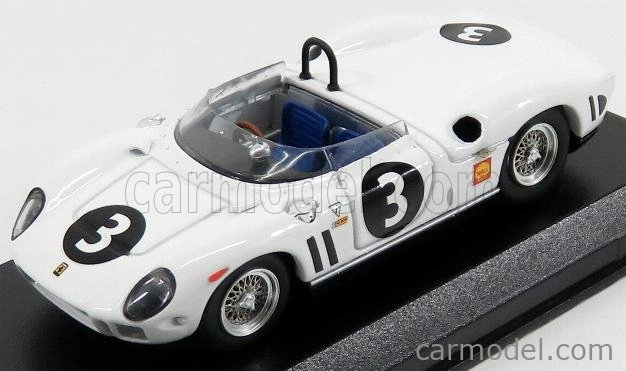 Art-model Ferrari 330p Spider Ch.0818 N 3 Canada Mosport Gp 1964 L.scarfiotti 1:43 Biela