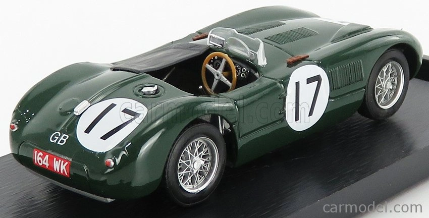 Brumm Jaguar C-type 3.4l S6 Team Jaguar Cars Ltd N 17 1:43, zelená
